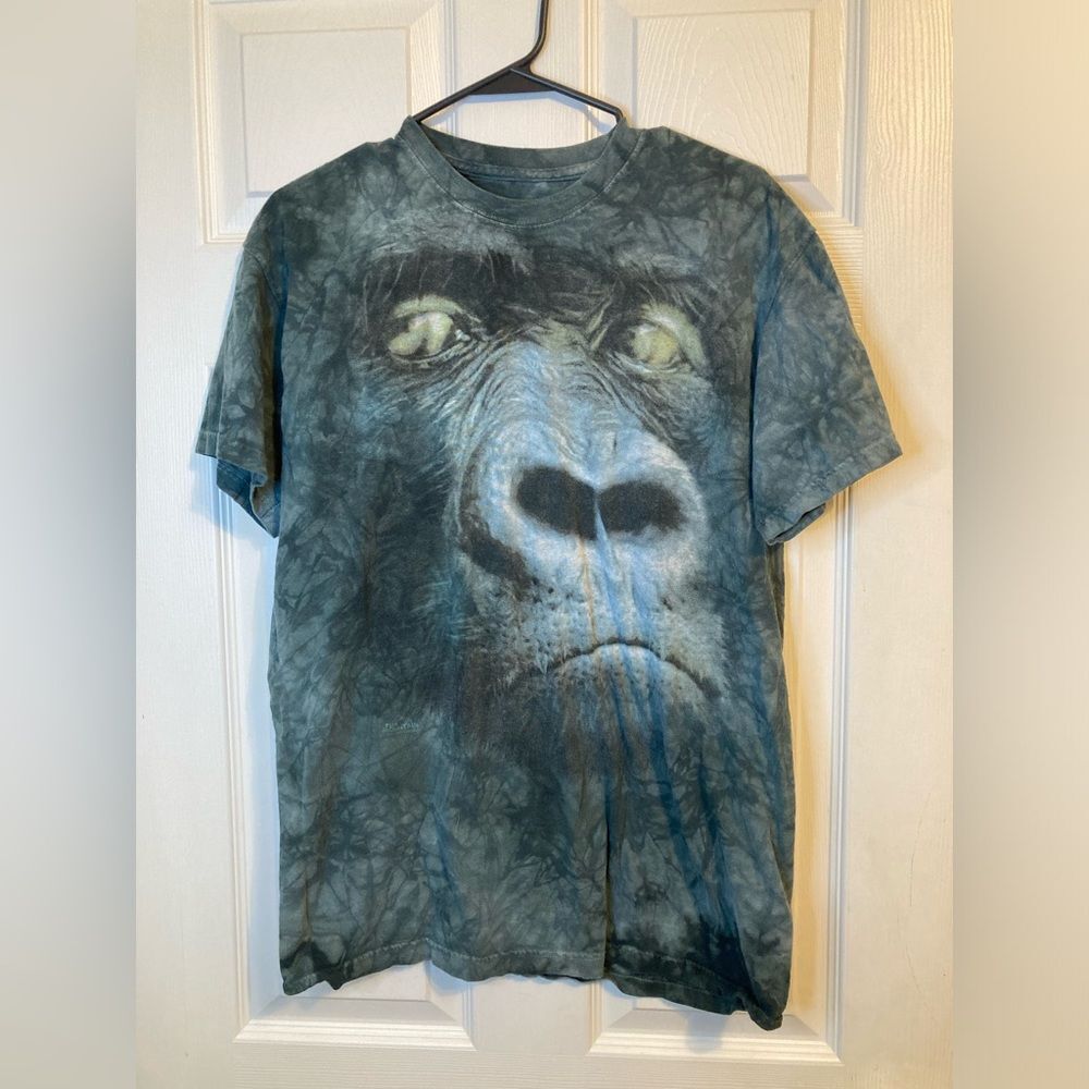 Y2K The Mountain Tie Dye Gorilla T-Shirt Unisex Size Medium